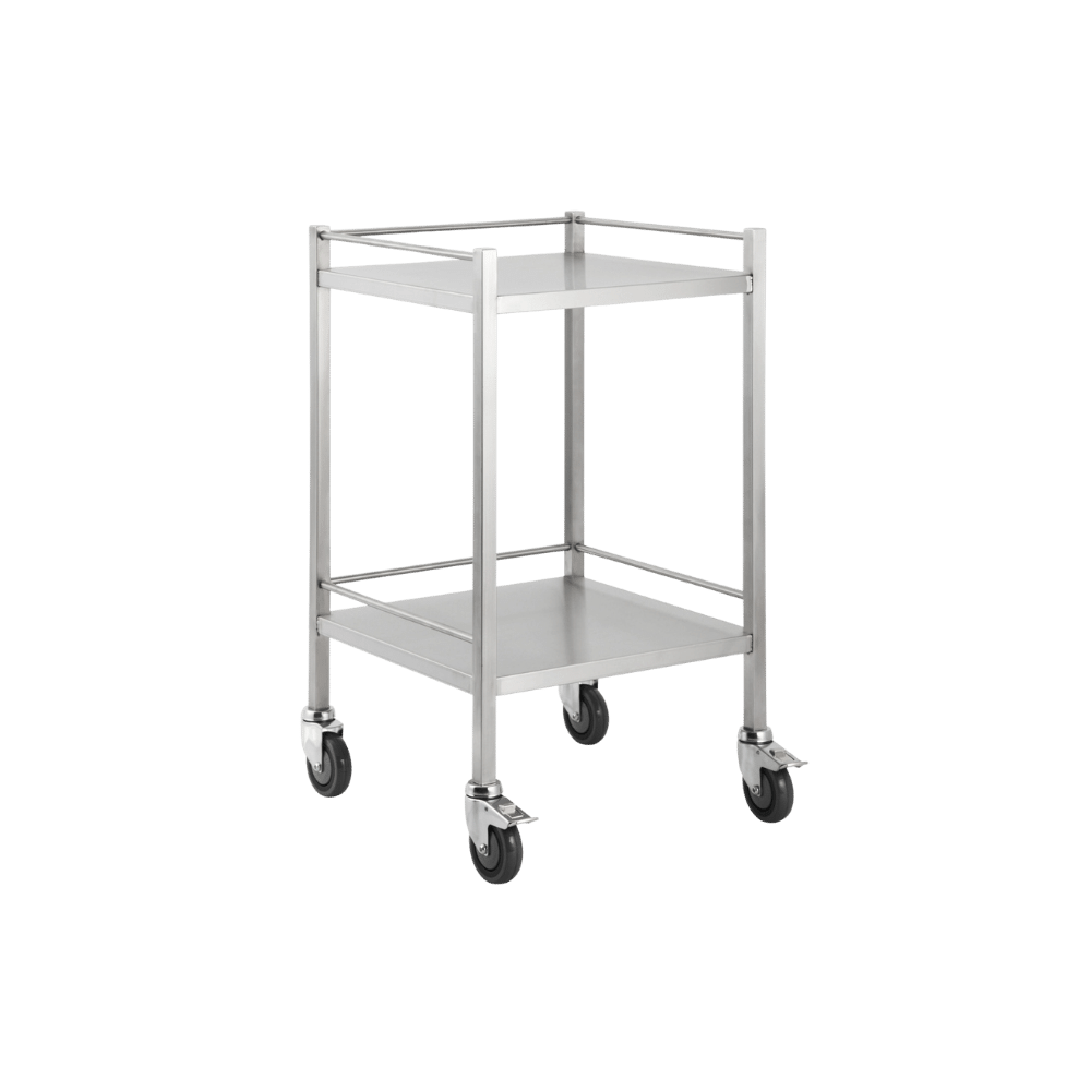 Dressing / Instrument trolley-2 shelves Stainless Steel